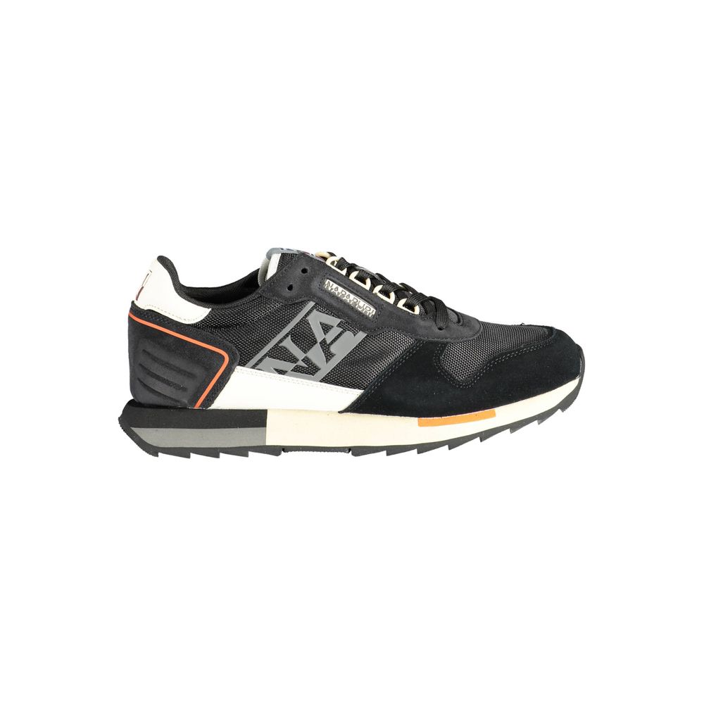 Napapijri Black Polyurethane Men Sneaker