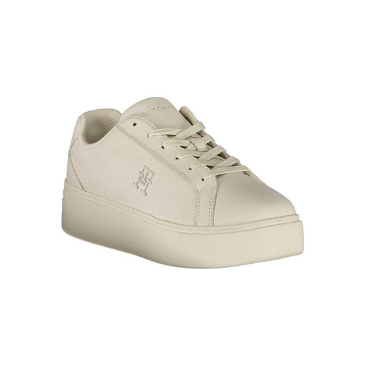 Tommy Hilfiger White Polyester Sneaker 1728,67403481248,EU40/US10,New with tags,Shoes,Sneakers - Women - Shoes,Tommy Hilfiger,White,Women,Women - Shoes Tommy Hilfiger TO-29016-EU40/US10