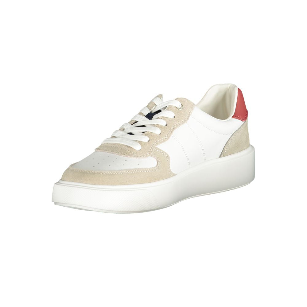 Blauer White Polyurethane Men Sneaker 1728,67403481248,Athletic - Sneakers - Shoes,Blauer,EU40/US7,EU41/US8,EU42/US9,EU43/US10,EU44/US11,EU45/US12,EU46,Men,New with tags,Shoes,Sneakers - Shoes,White