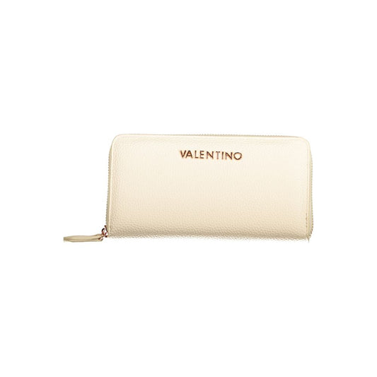 Mario Valentino Beige Polyurethane Women Wallet