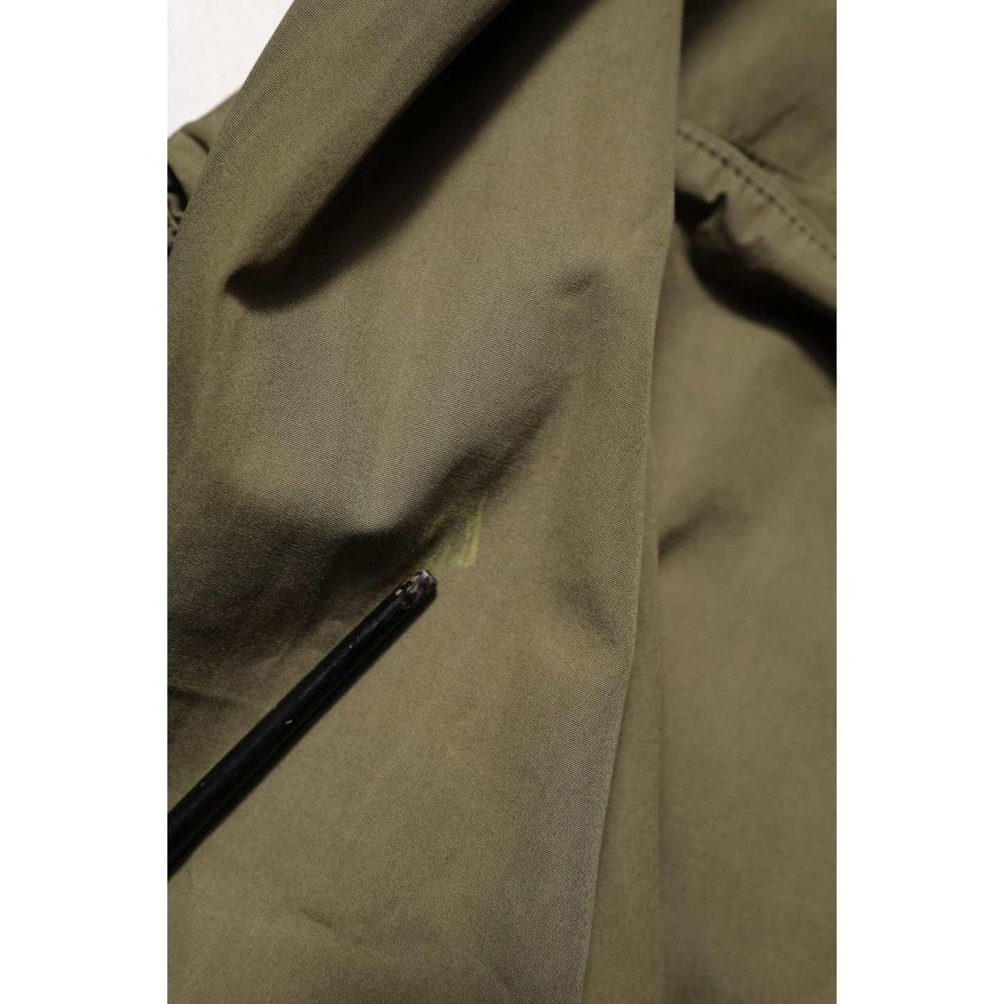 Dolce & Gabbana Army Green Button Down Long Sleeves Shirt