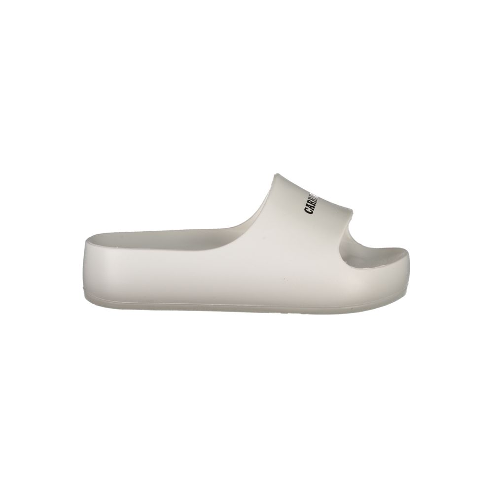Carrera White Polyethylene Slippers Carrera