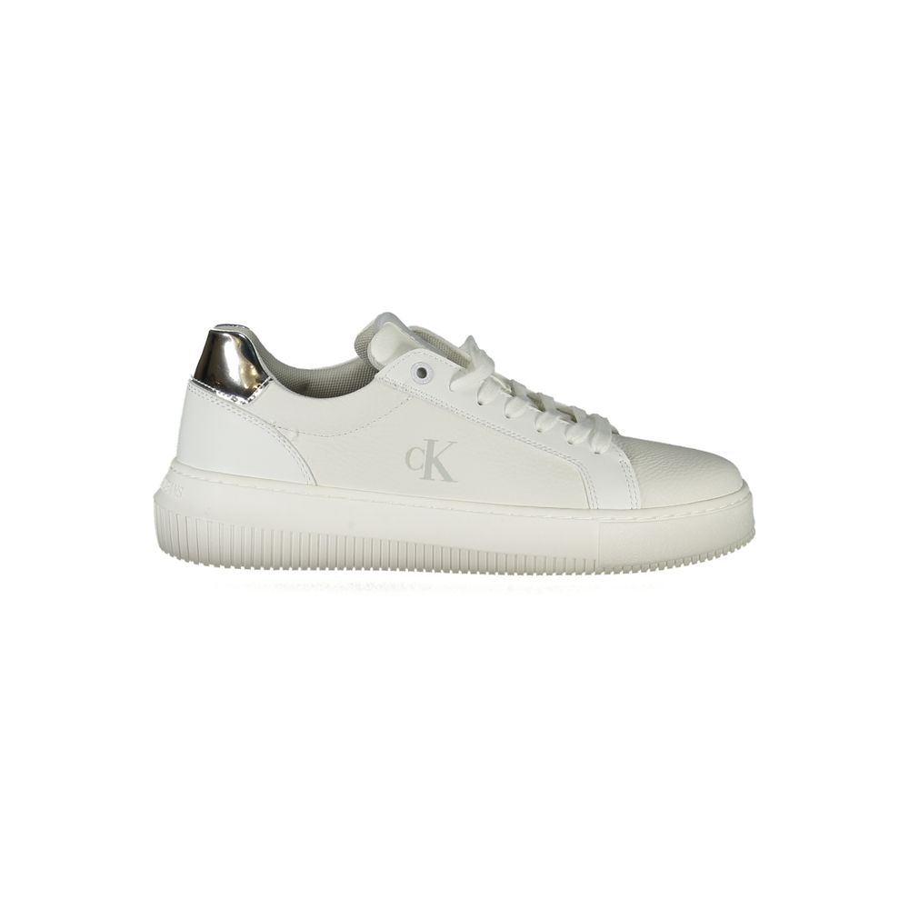 Calvin Klein Bianco Poliuretano Donna Sneaker