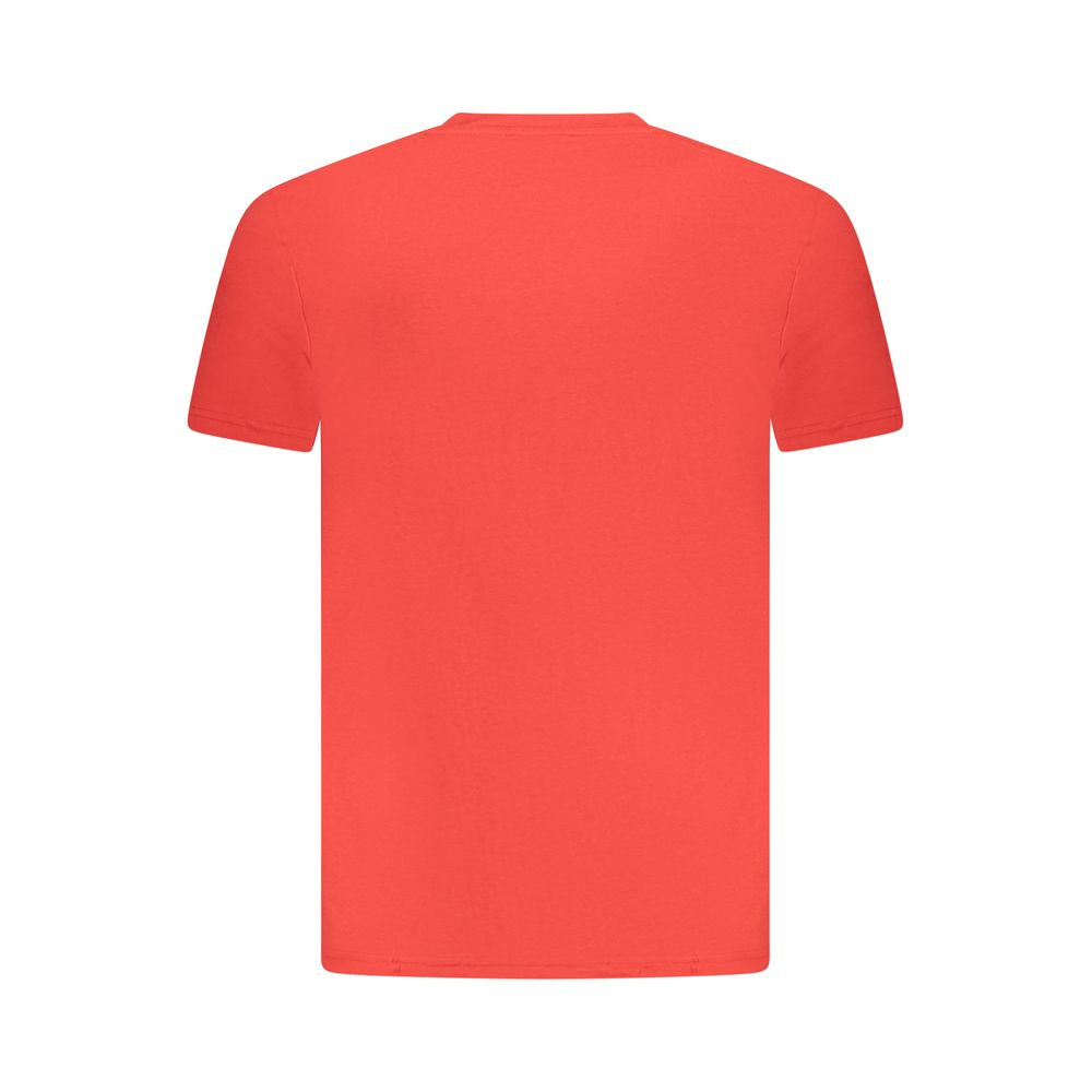 Cavalli Class "Rosso Cotton Men T-Shirt"