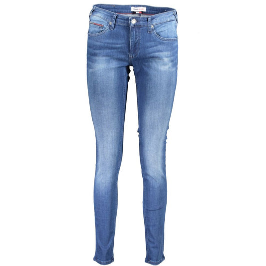 Tommy Hilfiger Blue Cotton Skinny Jeans Tommy Hilfiger