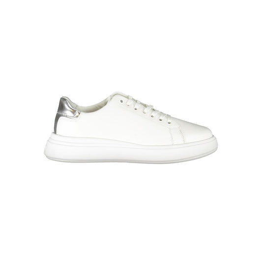 Calvin Klein Bianco Leather Women Sneaker