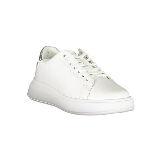 Calvin Klein Chic White Sneakers with Contrast Details 1728,67403481248,Calvin Klein,EU36/US6,EU37/US7,EU38/US8,EU39/US9,EU40/US10,EU41/US11,New with tags,Shoes,Sneakers - Women - Shoes,White,Women,Women - Shoes Calvin Klein CA-25091-EU36/US6