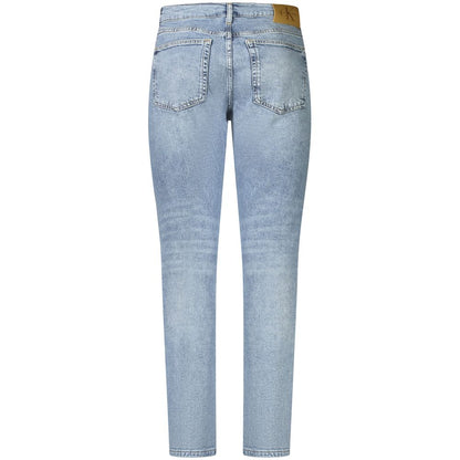 Calvin Klein Azzurro Cotton Mens Jeans