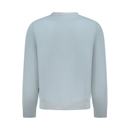 Napapijri Grigio Cotton Men Sweatshirt