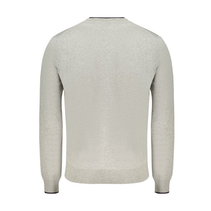 North Sails Grigio Cotton Mens Sweater