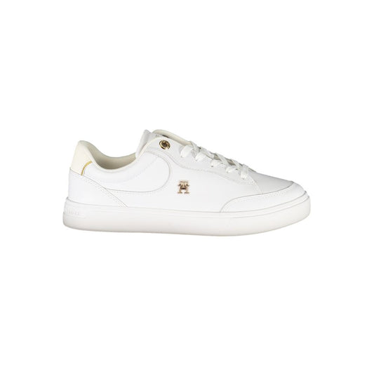 Tommy Hilfiger White Leather Women Sneaker