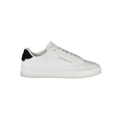 Tommy Hilfiger Bianco Polyurethane Men Sneaker