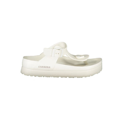 Carrera White Polyethylene Sandals Carrera