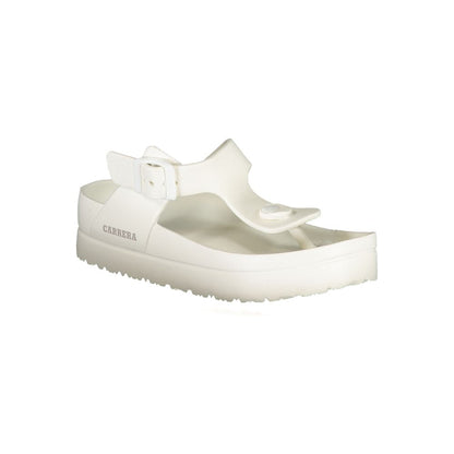 Carrera White Polyethylene Sandals Carrera