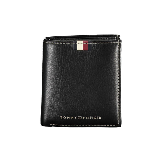 Tommy Hilfiger Black Leather Wallet Tommy Hilfiger
