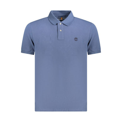 Timberland Blue Cotton Men Polo