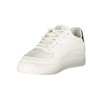 Calvin Klein Bianco Polyurethane Men Sneaker