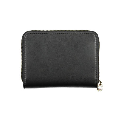 Tommy Hilfiger Black Polyurethane Women Wallet