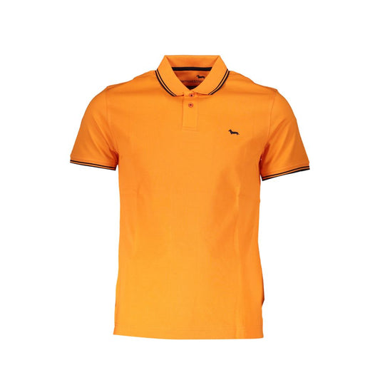Harmont & Blaine Orange Cotton Polo Shirt Harmont & Blaine