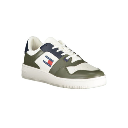 Tommy Hilfiger Green Polyester Athletic Sneakers Tommy Hilfiger