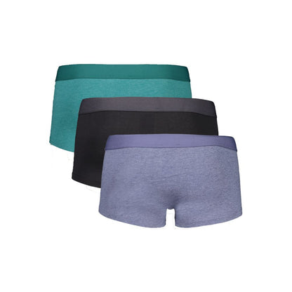 Bikkembergs Green Cotton Boxers Bikkembergs