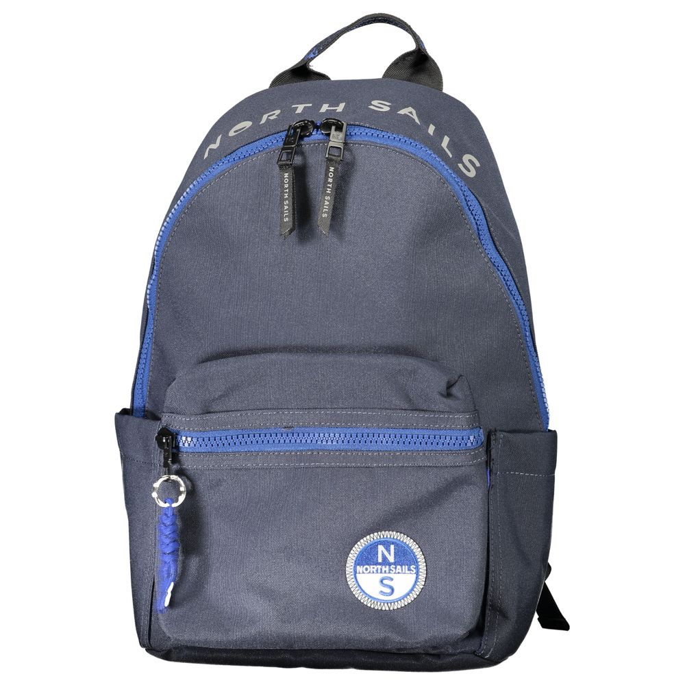 North Sails Blu Polyester Men Backpack