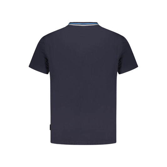 Napapijri Blue Cotton T-Shirt 1728,67403481248,Blue,Clothing,L,M,Men,Men - Clothing,Napapijri,New with tags,S,T-Shirts - Men - Clothing NA-35874-S