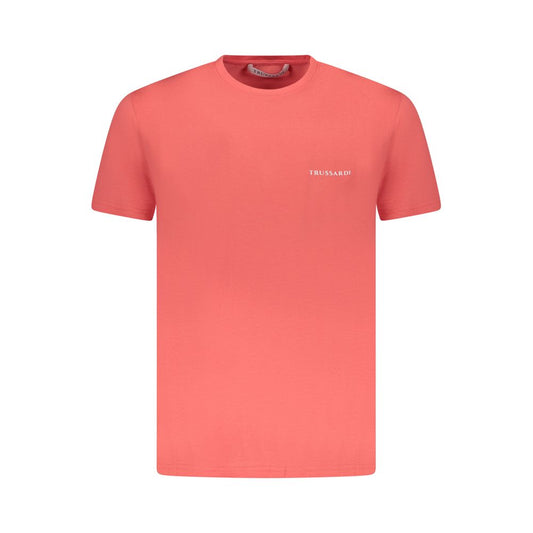 Trussardi Rosa Cotton Men T-Shirt