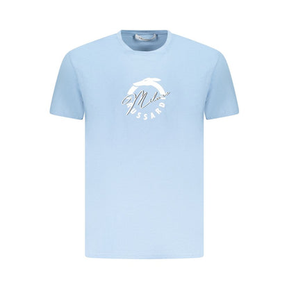 Trussardi Azzurro Cotton Men T-Shirt