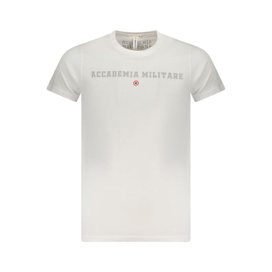 Accademia Militare Bianco Cotton Men T-Shirt