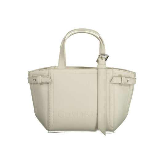 Calvin Klein Bianco Polyester Women Handbag Calvin Klein