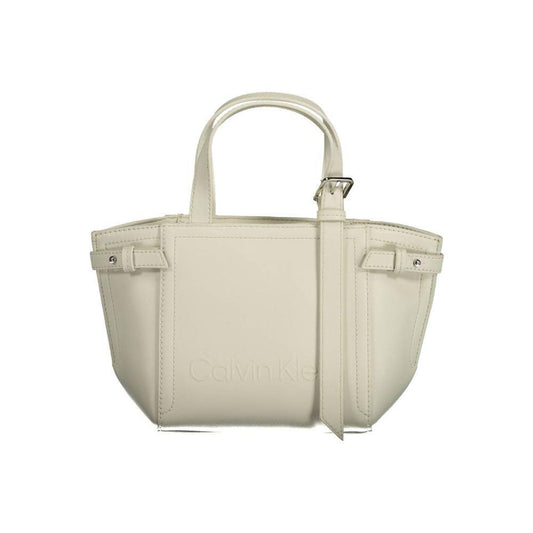 Calvin Klein White Polyester Handbag 1728,67403481248,Bags,Calvin Klein,Handbags - Women - Bags,New with tags,White,Women,Women - Bags Calvin Klein CA-14341
