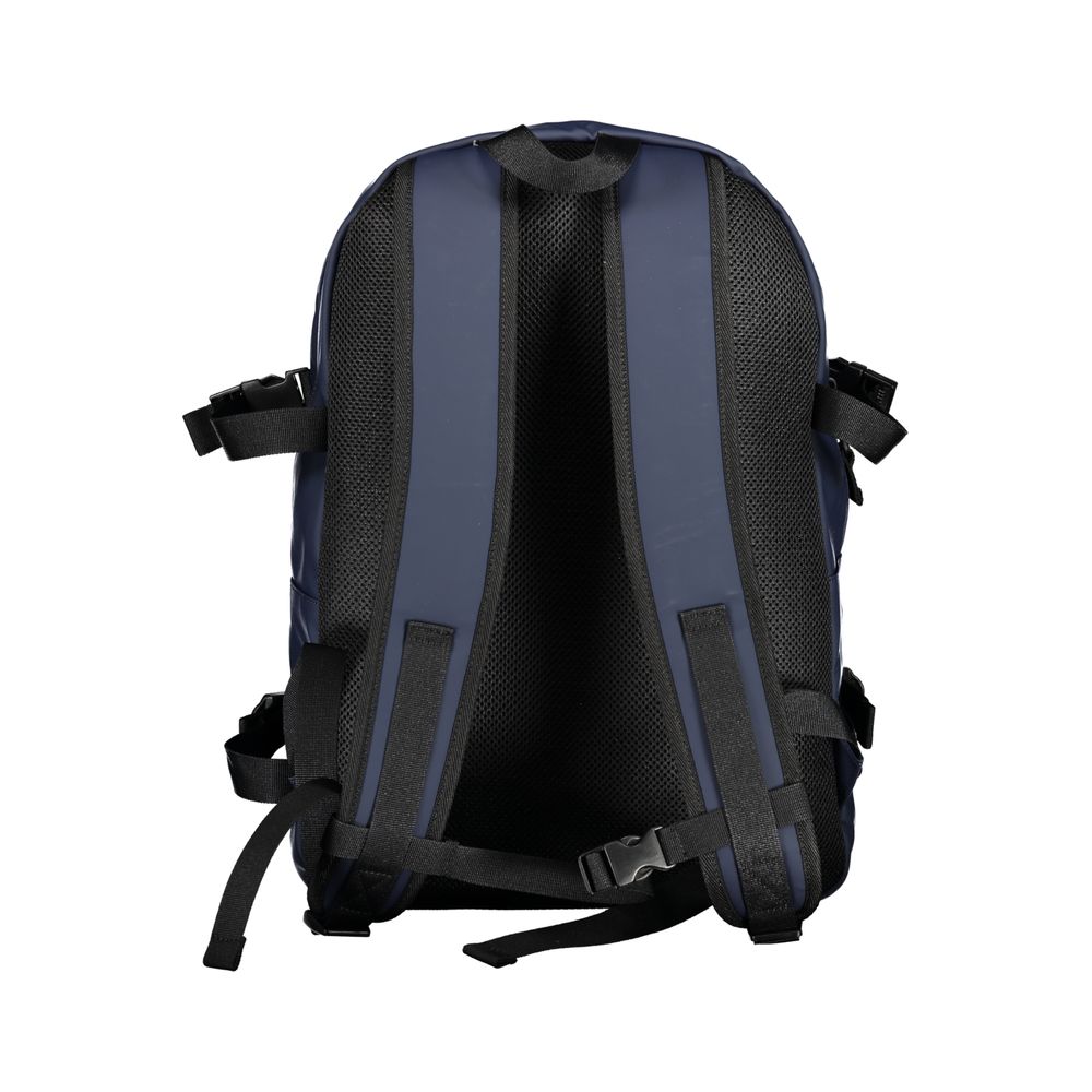 Tommy Hilfiger Blue Polyurethane Men Backpack