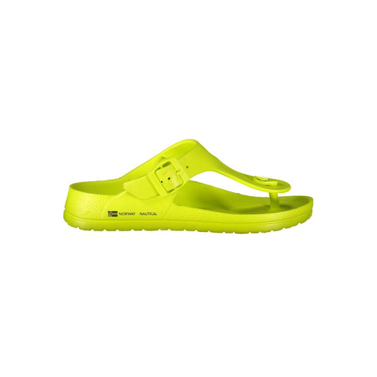 Norway 1963 Giallo Plastica Women Ciabatta