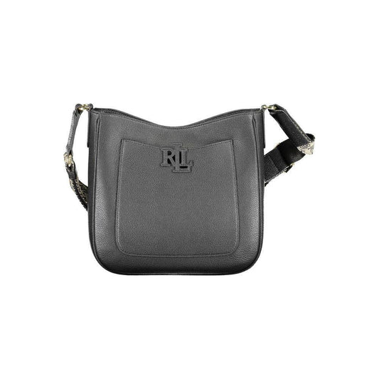 Ralph Lauren Nero Leather Women Shoulder Bag Ralph Lauren