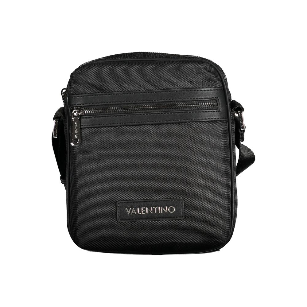 Mario Valentino Nero Polyester Men Shoulder Bag