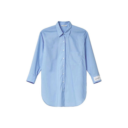 Hinnominate Blue Cotton Shirt