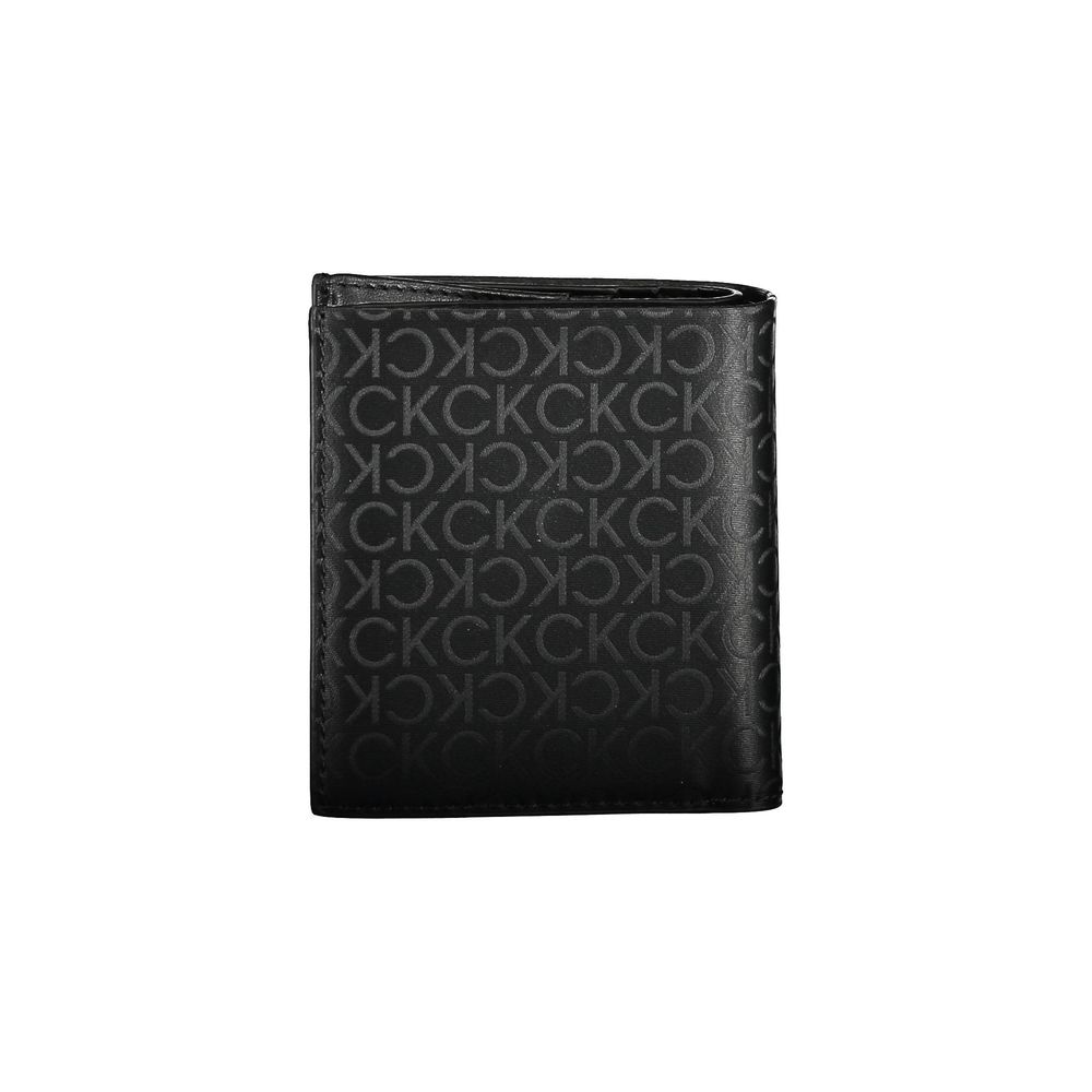 Calvin Klein Black Polyurethane Men Wallet
