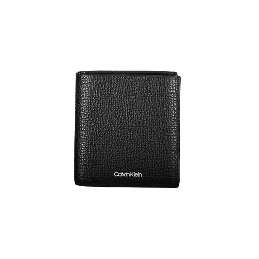 Calvin Klein Nero Leather Men Wallet Calvin Klein