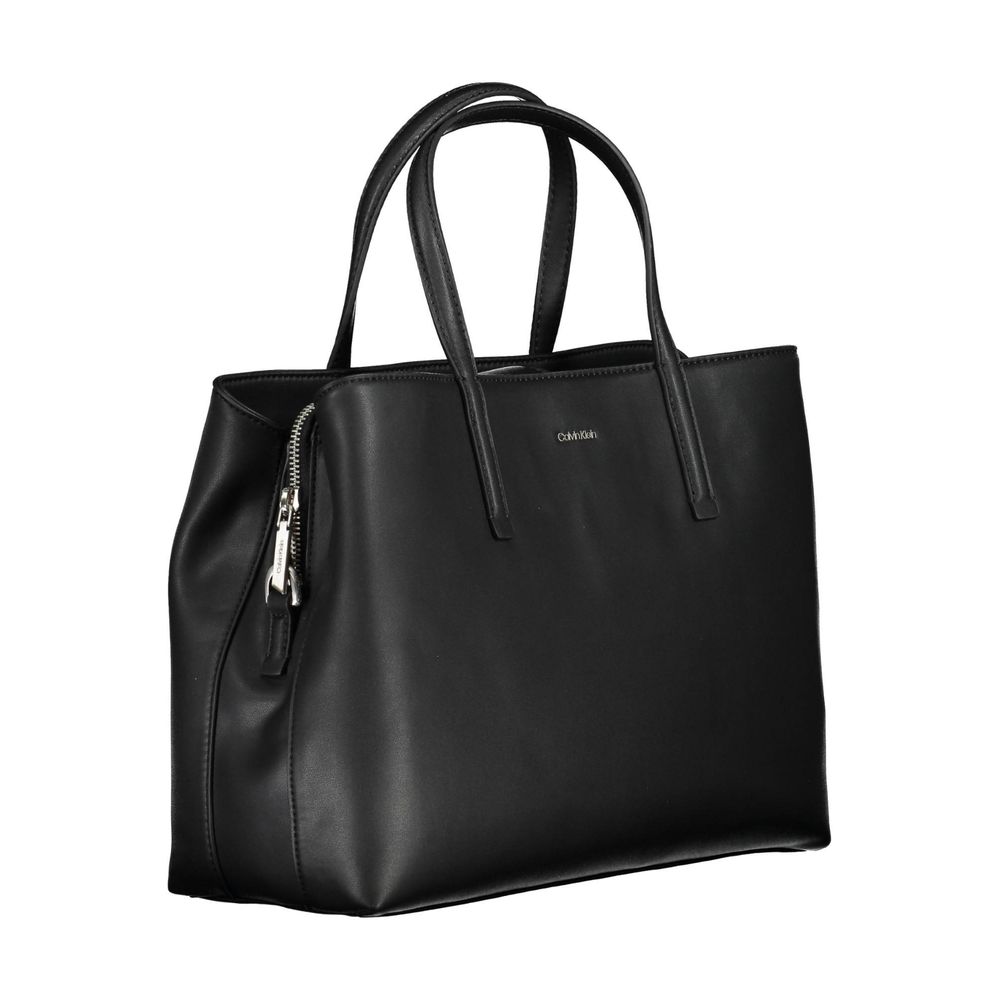 Calvin Klein Black Polyester Women Handbag