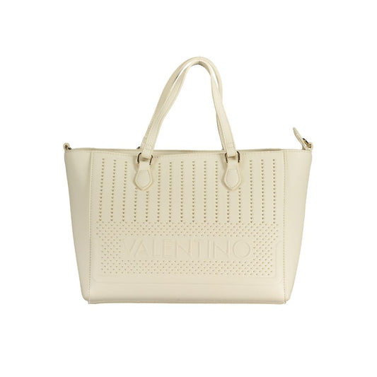 Mario Valentino White Polyurethane Women Handbag