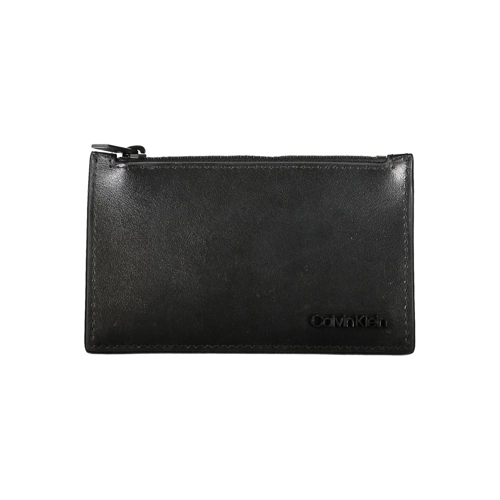 Calvin Klein Black Leather Wallet Calvin Klein
