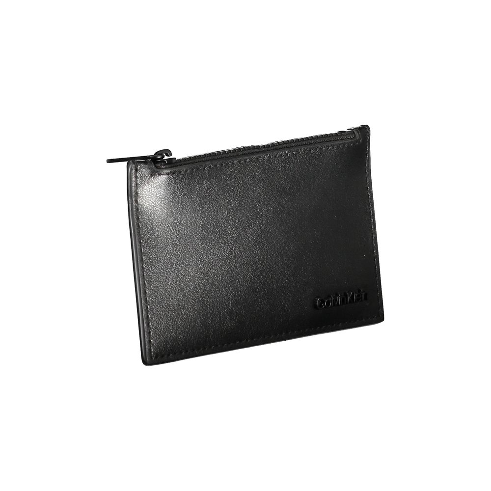 Calvin Klein Black Leather Wallet Calvin Klein