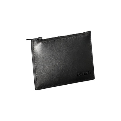 Calvin Klein Black Leather Wallet Calvin Klein