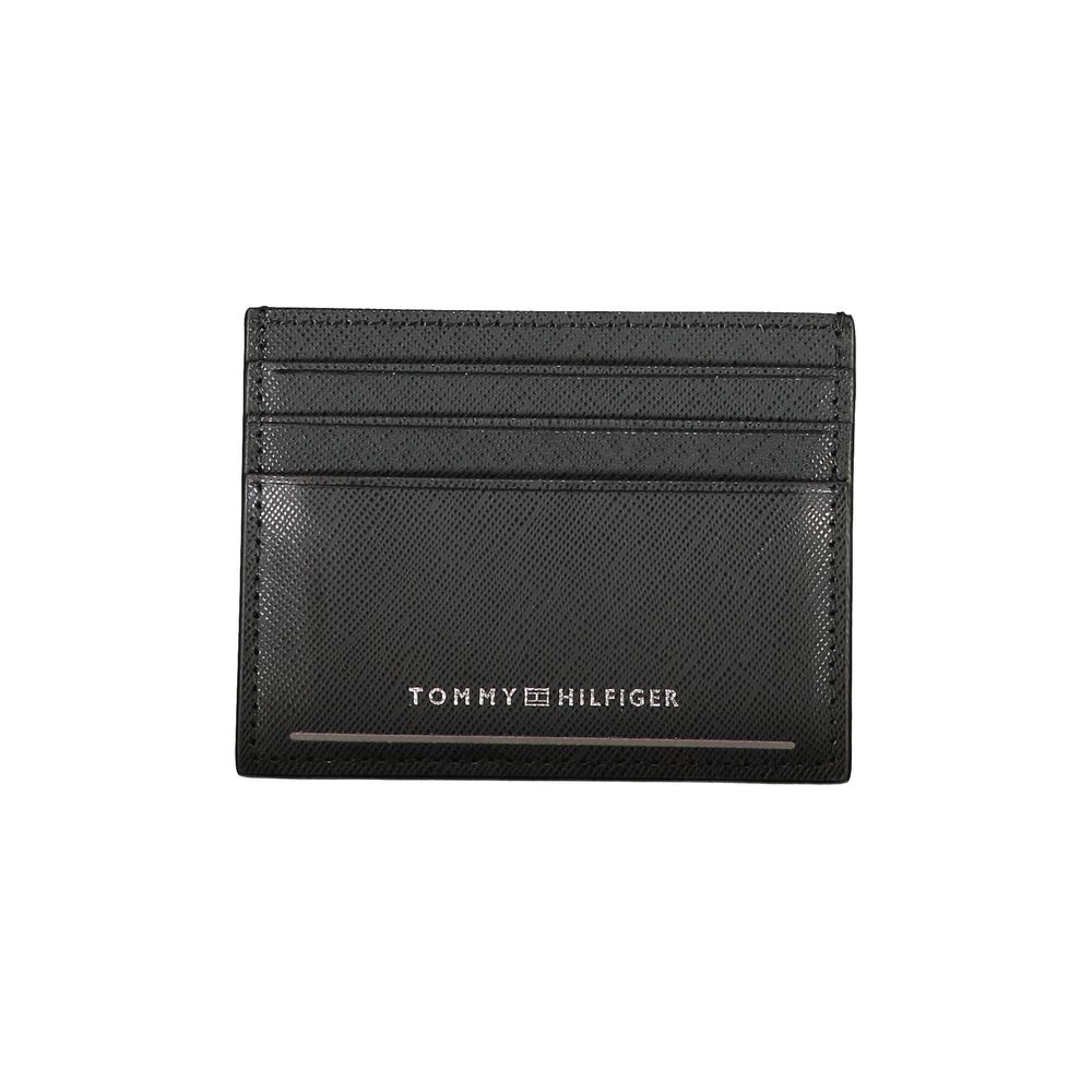Tommy Hilfiger Black Leather Wallet Tommy Hilfiger
