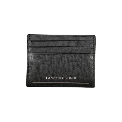Tommy Hilfiger Black Leather Wallet Tommy Hilfiger