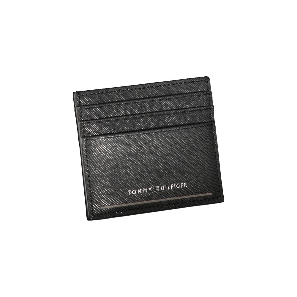 Tommy Hilfiger Black Leather Wallet Tommy Hilfiger