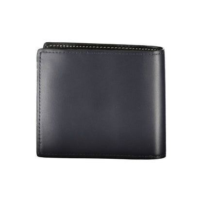 Tommy Hilfiger Blue Leather Wallet Tommy Hilfiger