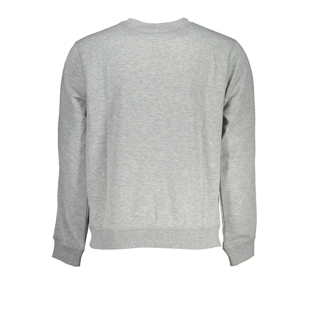 Calvin Klein Grigio Polyester Men Sweatshirt 1728,67403481248,Calvin Klein,Clothing,Gray,Men,New with tags,Sweaters - Clothing,Sweatshirts - Sweaters - Clothing,XL,XXL