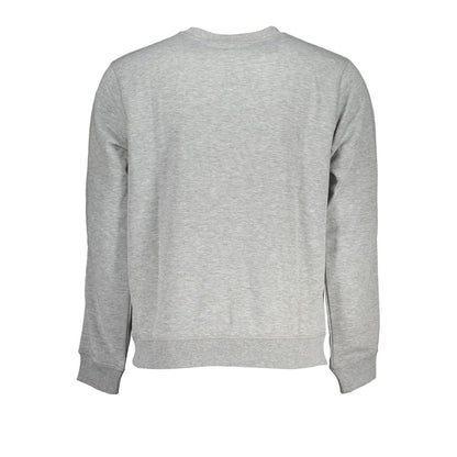 Calvin Klein Grigio Polyester Men Sweatshirt 1728,67403481248,Calvin Klein,Clothing,Gray,Men,New with tags,Sweaters - Clothing,Sweatshirts - Sweaters - Clothing,XL,XXL